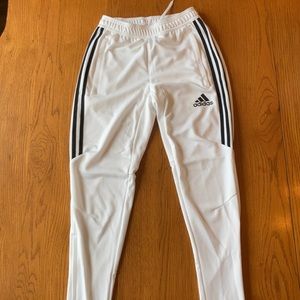 White Adidas Sweatpants